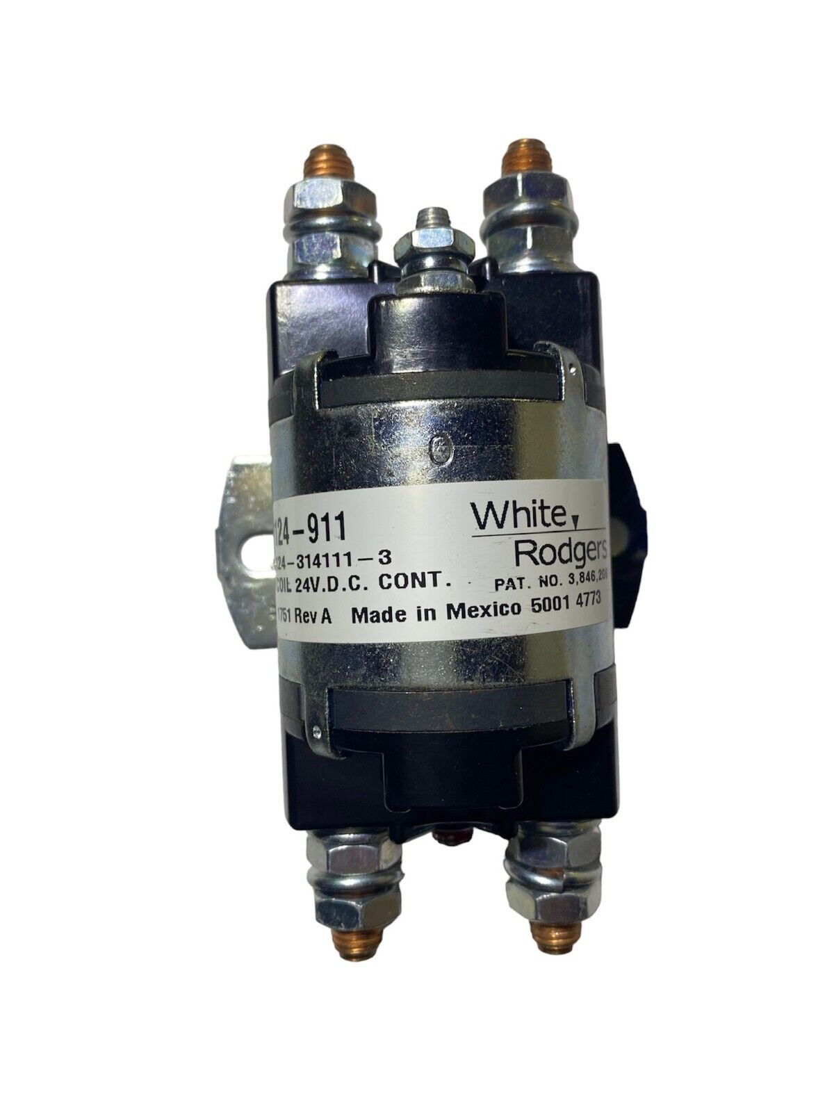 White-Rodgers 124-911 Contactor, Single, 100 A, 600 Vac 24 VDC