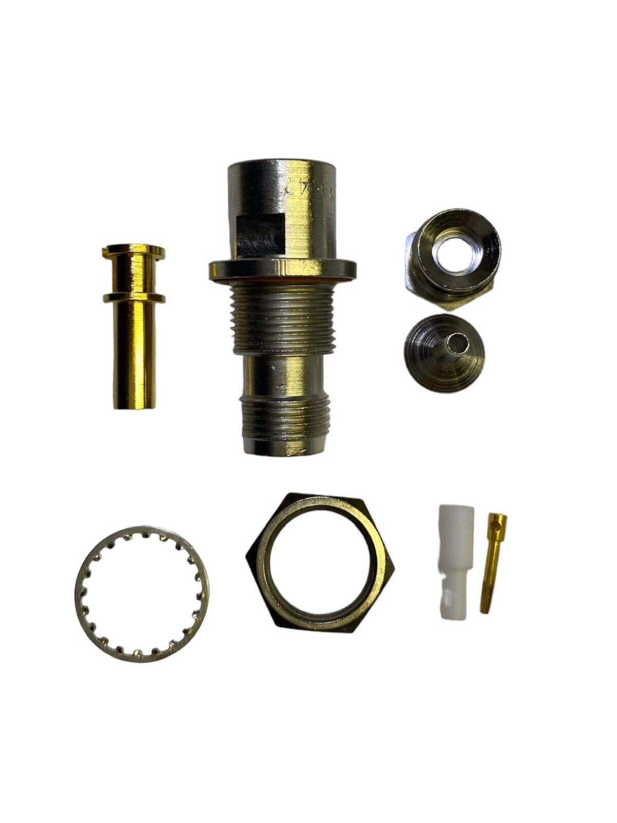 TROMPETER BJ379-47 (8-Pack) Connector Bulkhead TRB, Twinaxial/Triaxial Jack, Female