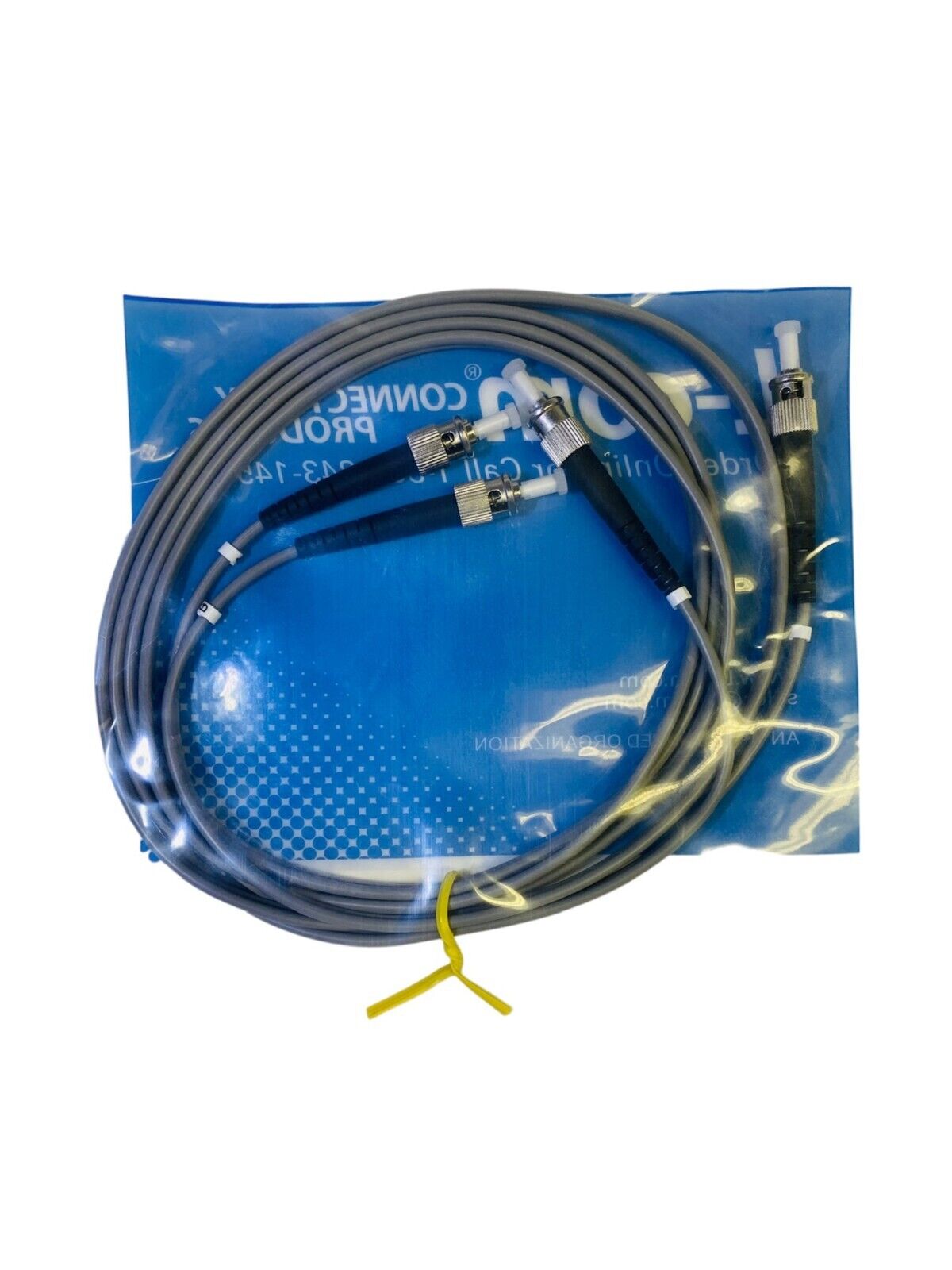 (6.5 ft / 2m) L-Com FODSTC-02 OM1 62.5/125 Multimode Fiber Cable (5-PACK)