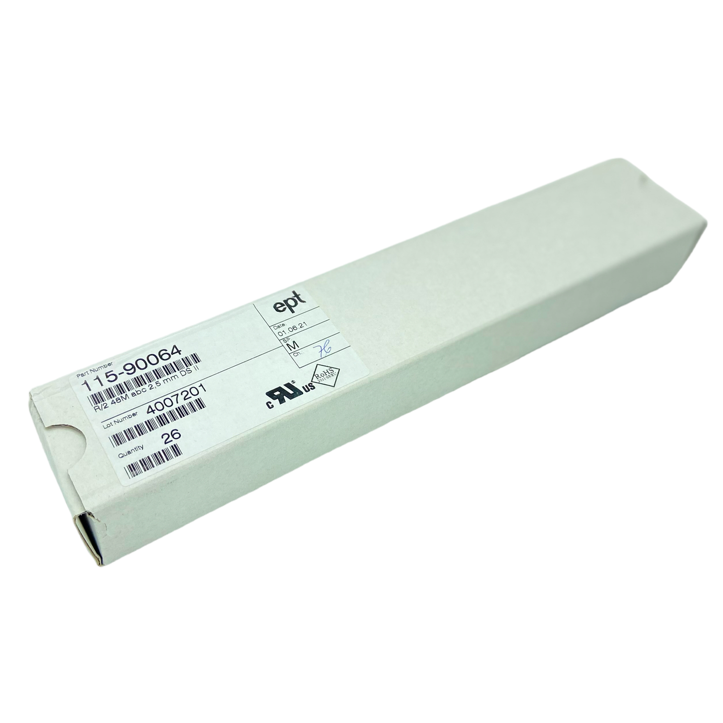 EPT Connectors 115-90064 DIN 41612 Male Straight, Type R/2 (26-Pack)