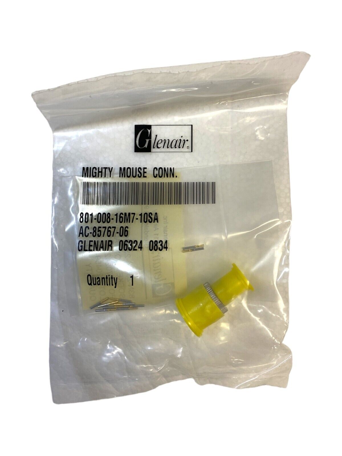 Glenair 801-008-16M7-10SA Mighty Mouse Circular MIL Connector