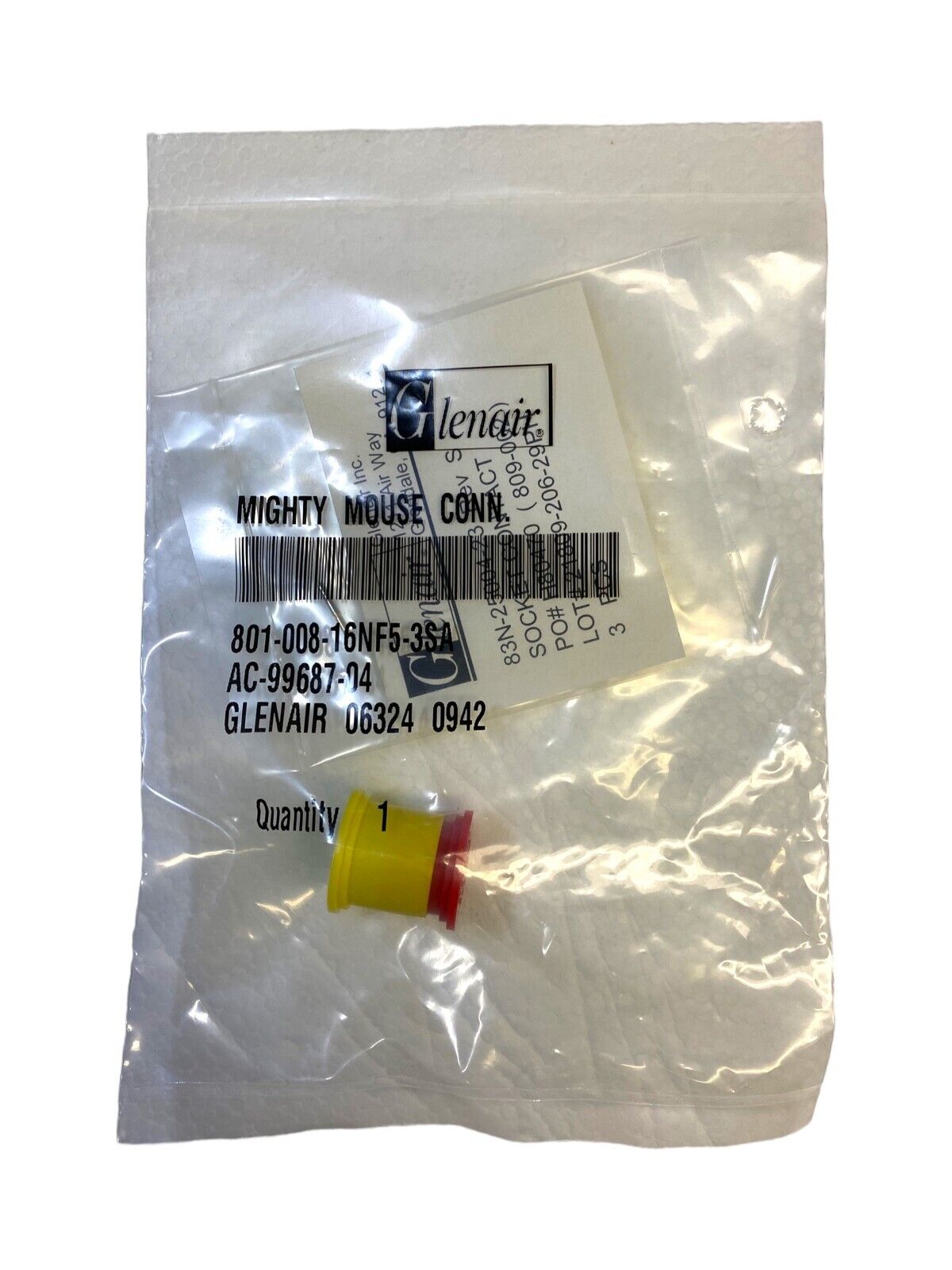 Glenair 801-008-16NF5-3SA Circular MIL Connectors 26 Position