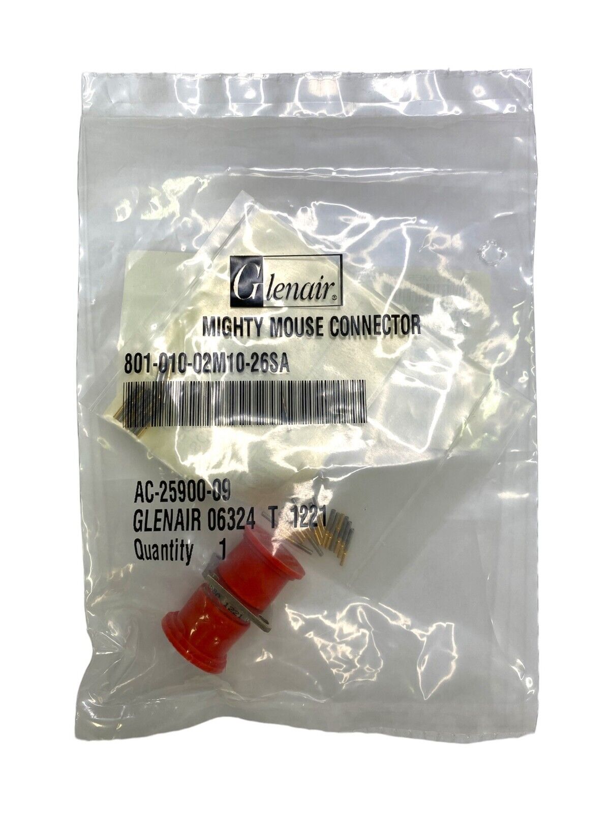 Glenair 801-010-02M10-26SA Circular MIL Connectors 26 Position