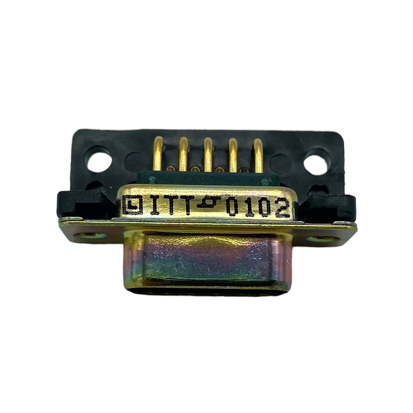 ITT Cannon DEMM-9P-D (10-Pack) D Sub Connector, Standard, Plug, DEMM Series, 9 Contacts, DE, Solder