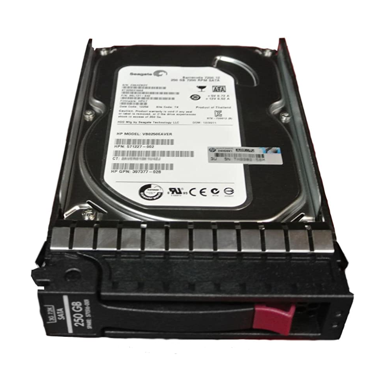 HP 571230-B21 250GB 7200RPM SATA 3Gbps Hot Swap 3.5-inch Internal Hard Drive NEW