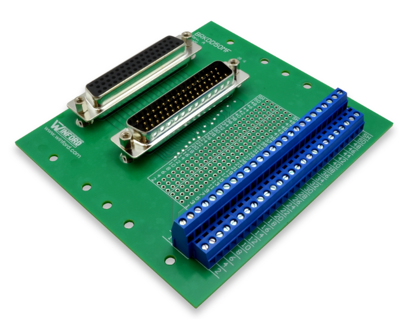 WINFORD BRKDD50MF-S-DIN BREAKOUT BOARD TERMINAL