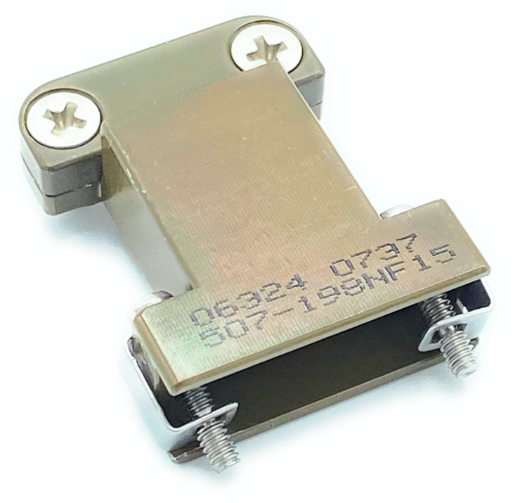Glenair 507-198NF15 Micro-D Backshell Assembly with Strain-Relief