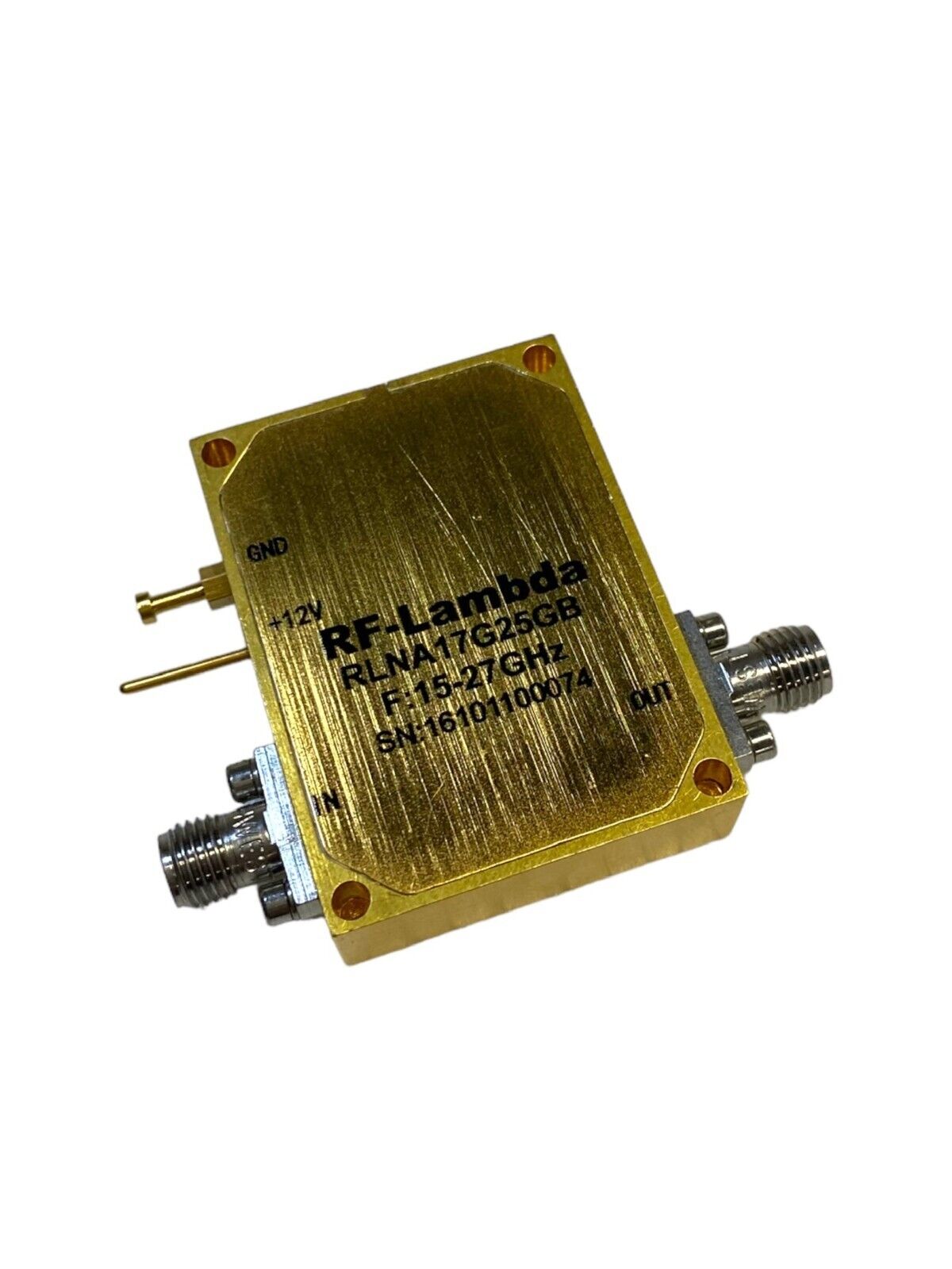 RF-Lambda RLNA17G25GB Low Noise Amplifier 17GHZ TO 27GHZ, 38DB