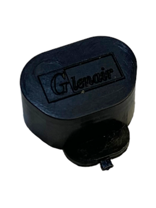 Glenair 000-01-09-163 (Lot of 15) Molded Plastic Dust Caps for Metal Shell Micro-D Connectors