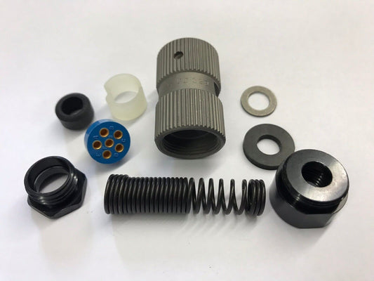 General Connector GC329 (2-Pack) Audio / Video Connector, 6 Contacts, Cable Mount