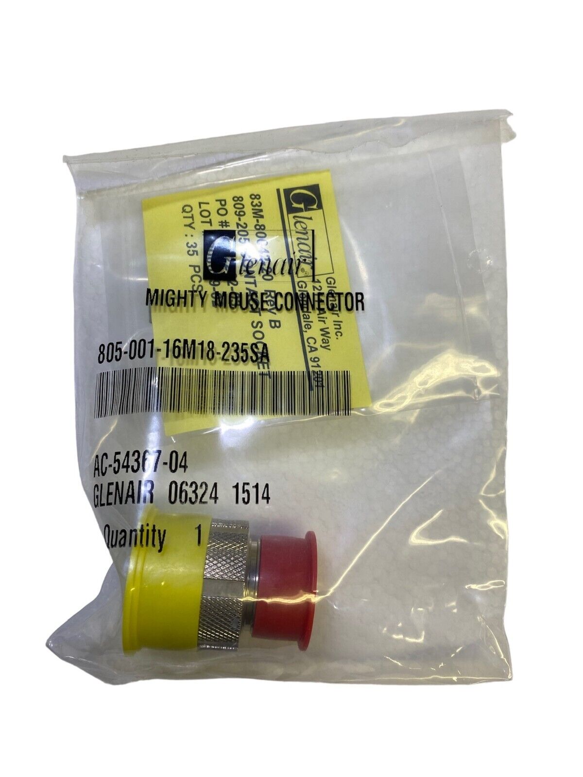Glenair 805-001-16M18-235SA Circular MIL Spec Connector