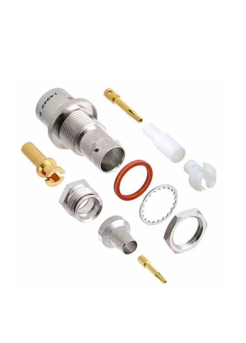 TROMPETER BJ379-47 (8-Pack) Connector Bulkhead TRB, Twinaxial/Triaxial Jack, Female