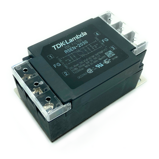 TDK Lambda RSEN-2030 Single Phase EMC/EMC 250VAC 30A Power Line Filter