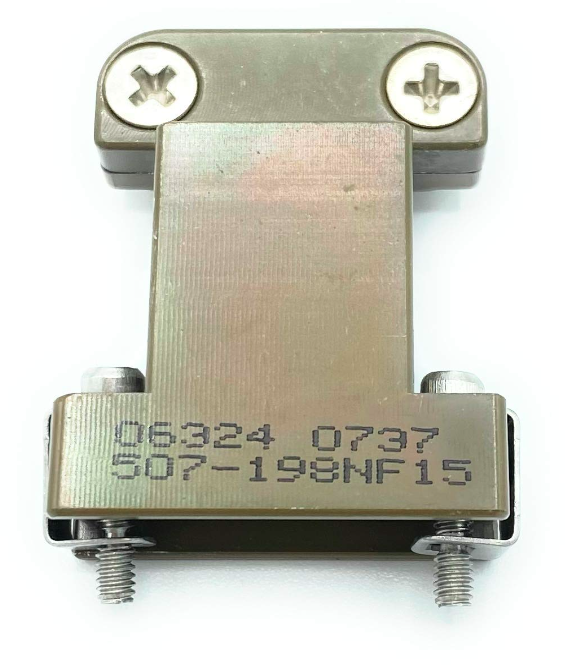 Glenair 507-198NF15 Micro-D Backshell Assembly with Strain-Relief