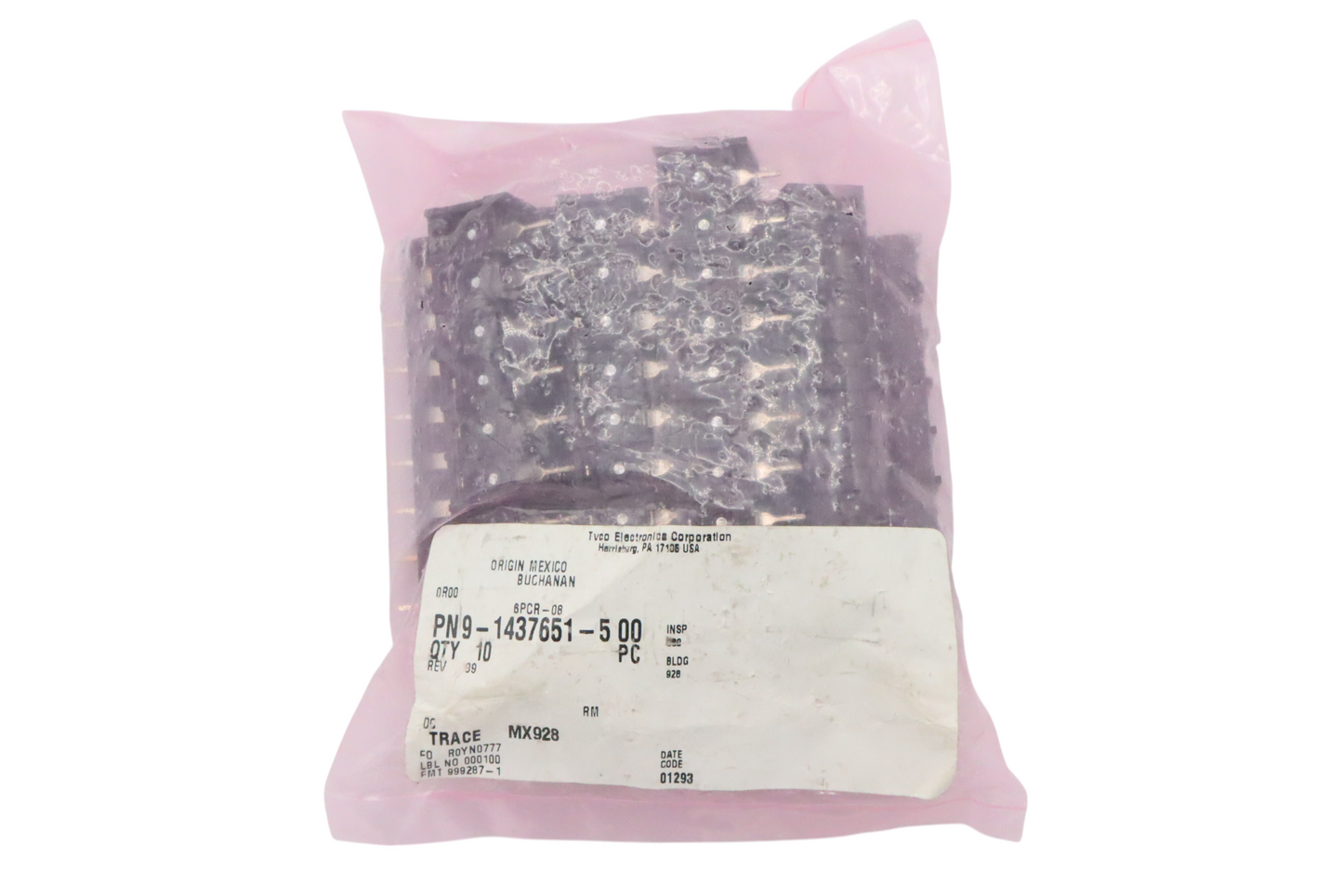 TE Connectivity 9-1437651-5 (10 Pack) Barrier Terminal Blocks, 8 POS, 9.53mm