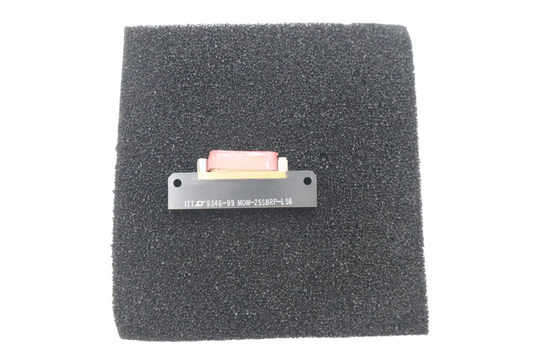 ITT Cannon MDM-25SBRP-L56 D-Sub Connector, 25-Position Receptacle, Female Sockets, Wire Leads, Gold