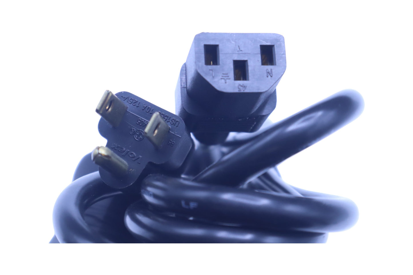 1750010B1 Power Cord | Lot of 25 Pcs | 125V 10A | 18 AWG | SJT | Heavy-Duty AC Cable
