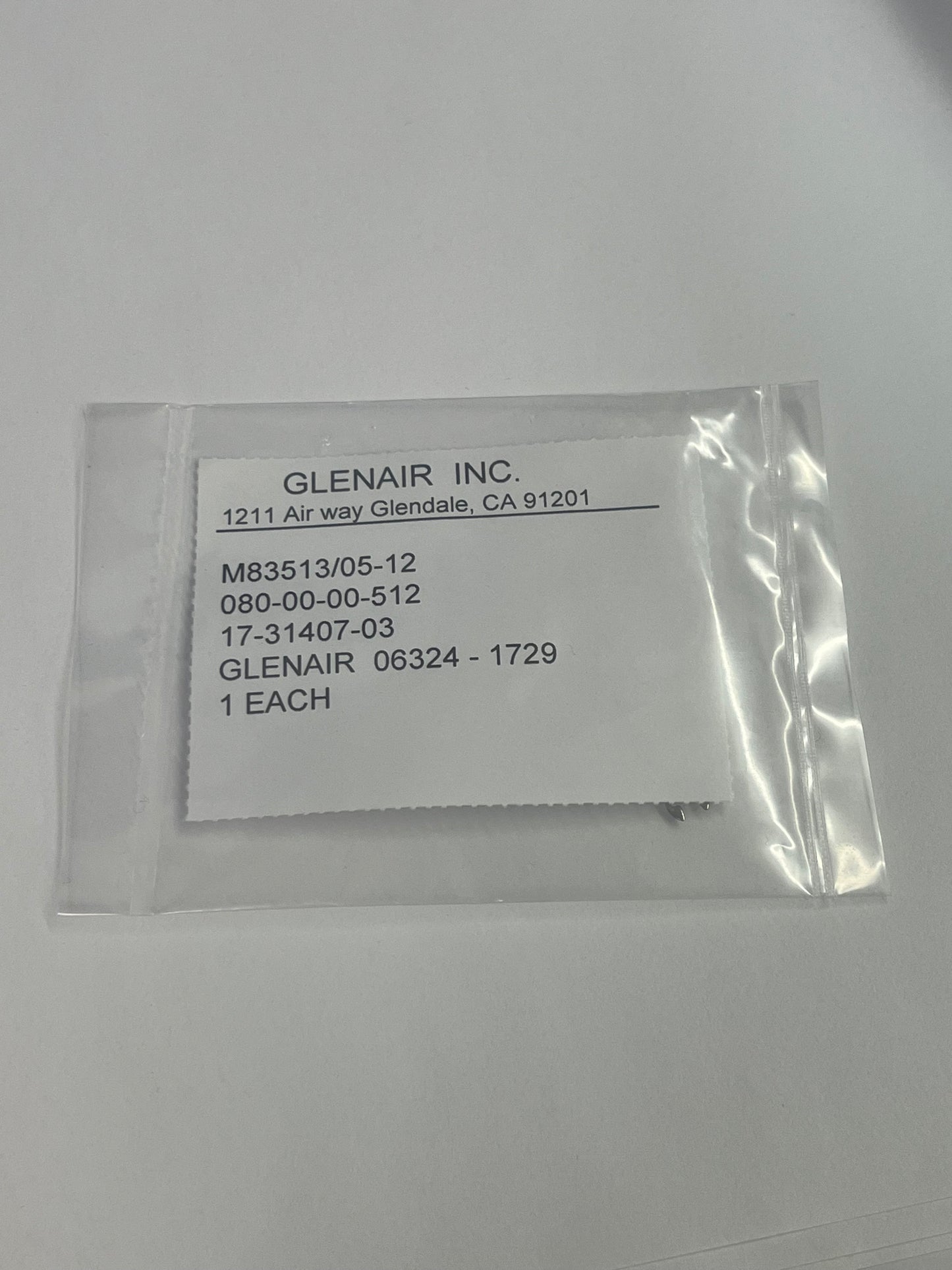 Glenair M83513/05-12 (Pack of 20) D-Sub Tools & Hardware Mico-D Size 100 Mil Spec Size H