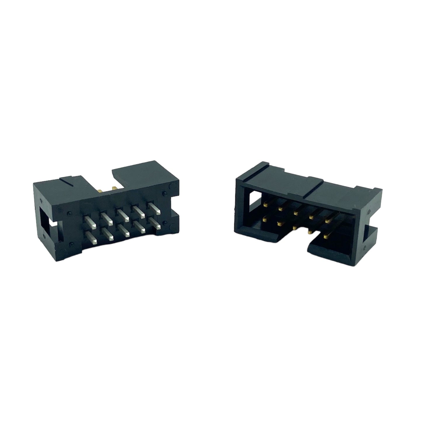 Samtec TST-105-01-S-D (10-Pack) Wire-To-Board Connector (4 Sides) HDR 10 POS 2.54mm Solder ST Top Entry Thru-Hole