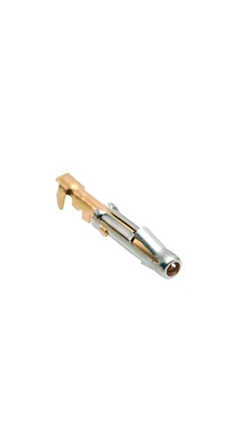 Amphenol SS24M1F Circular Contact Crimps 3K Gold (Lot of 1,000 pcs)