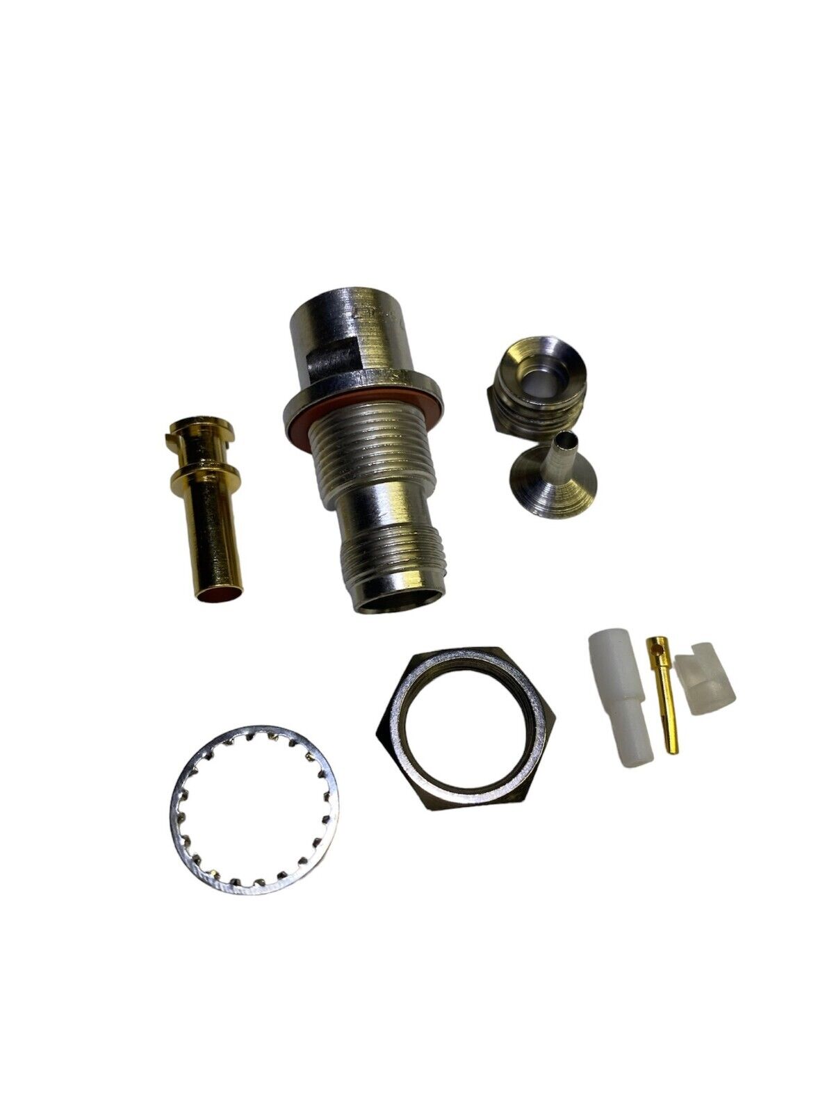 TROMPETER BJ379-47 (8-Pack) Connector Bulkhead TRB, Twinaxial/Triaxial Jack, Female