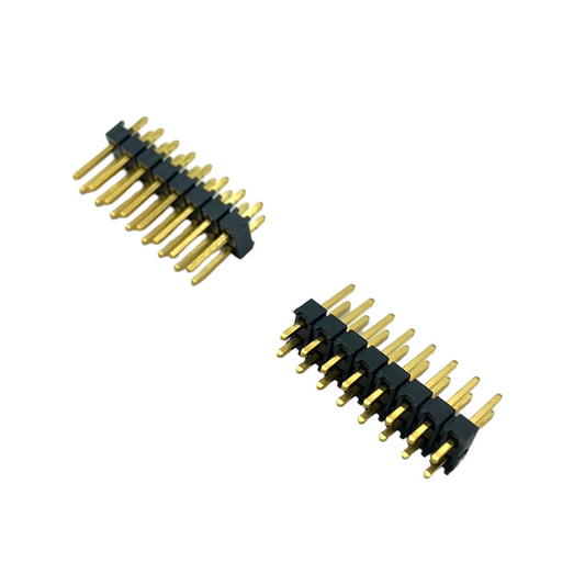 SAMTEC TSW-108-07-G-D Connector PCB Header Strips 16POS .100" DL Gold (50-Pack)
