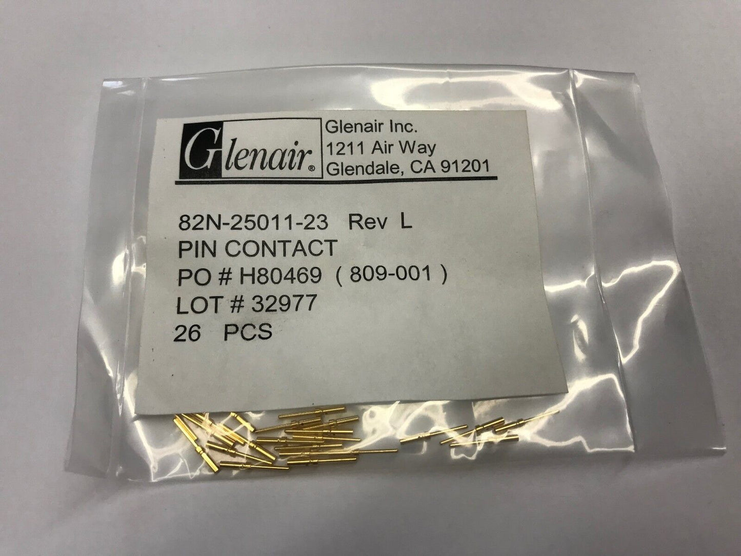 Glenair 801-008-16M10-26PA Series 801 Mighty Mouse Connector Double Start Plug