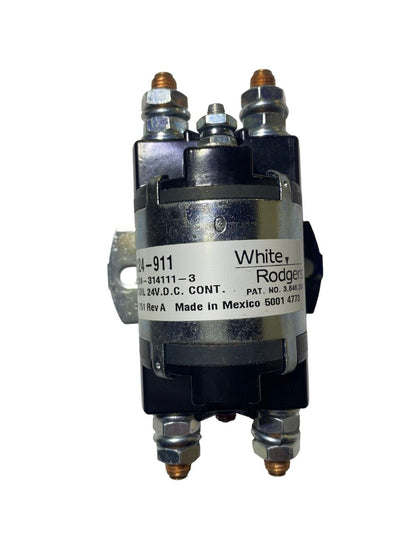 White-Rodgers 124-911 Contactor, Single, 100 A, 600 Vac 24 VDC