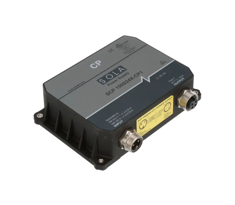 SOLA SCP100S24XCP1 POWER SUPPLY AC/DC CNVRTR 24VDC, 3.8A, 95W