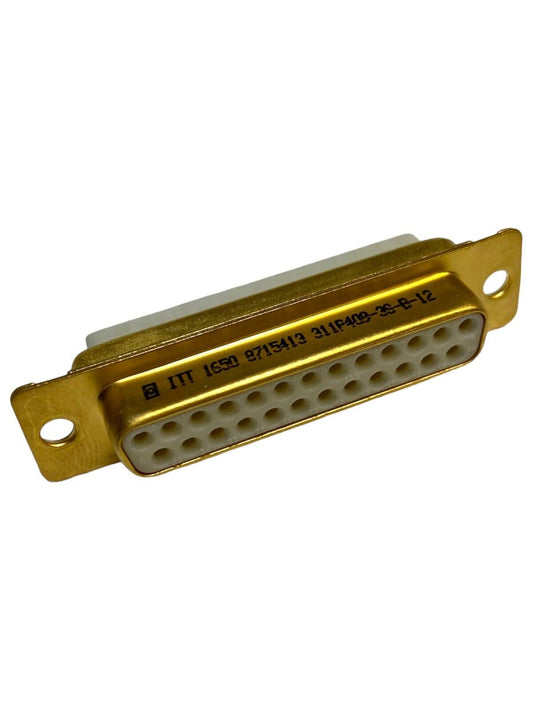 ITT Cannon 311P409-3S-B-12 D-Sub MIL Connector RCP 25 POS 2.7mm