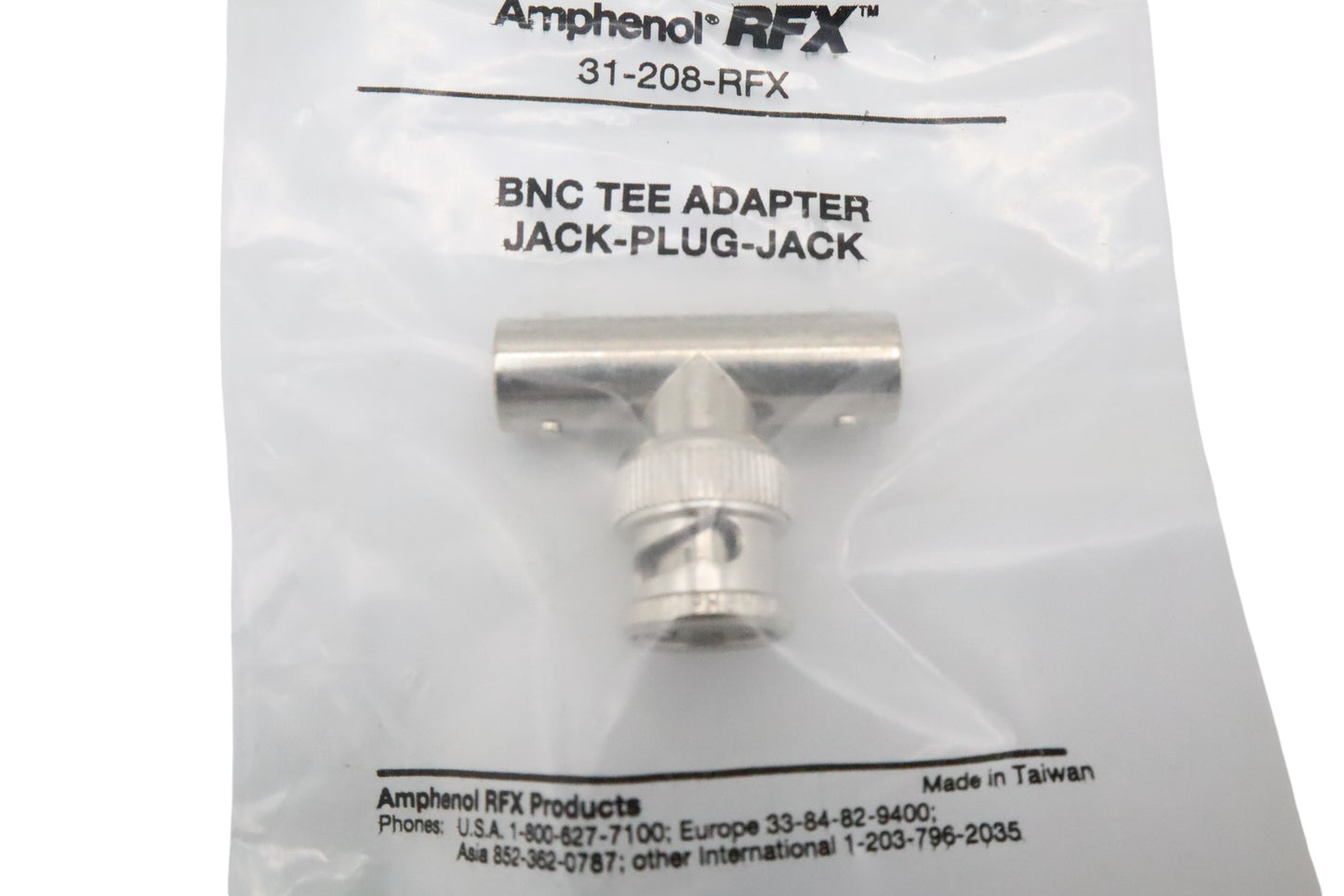 Amphenol 31-208-RFX Coaxial Connector (11 Pack) - High-Performance RF Connector