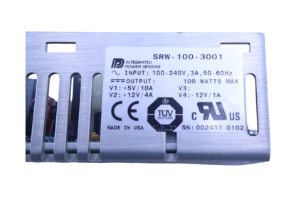 SRW-100-3001 Triple Output Power Supply | ITE & Medical Certified | Chassis Mount
