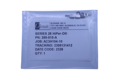 Glenair 289-015-A Jackpost Kit | HiPer-D & MIL-DTL-24308 D-Sub Connector Hardware | Front Mount