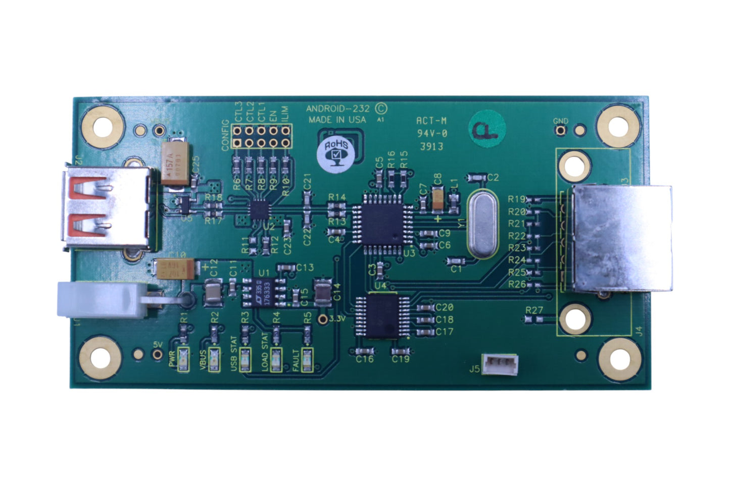 ANDROID-232 Serial Communication Interface | RS-232 Expansion Module | Android Compatible