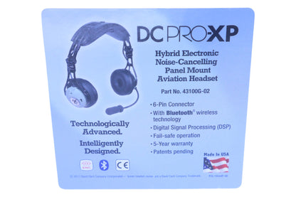 David Clark DC PRO-XP Headset | Professional Aviation / Pilot Headset | Noise-Canceling