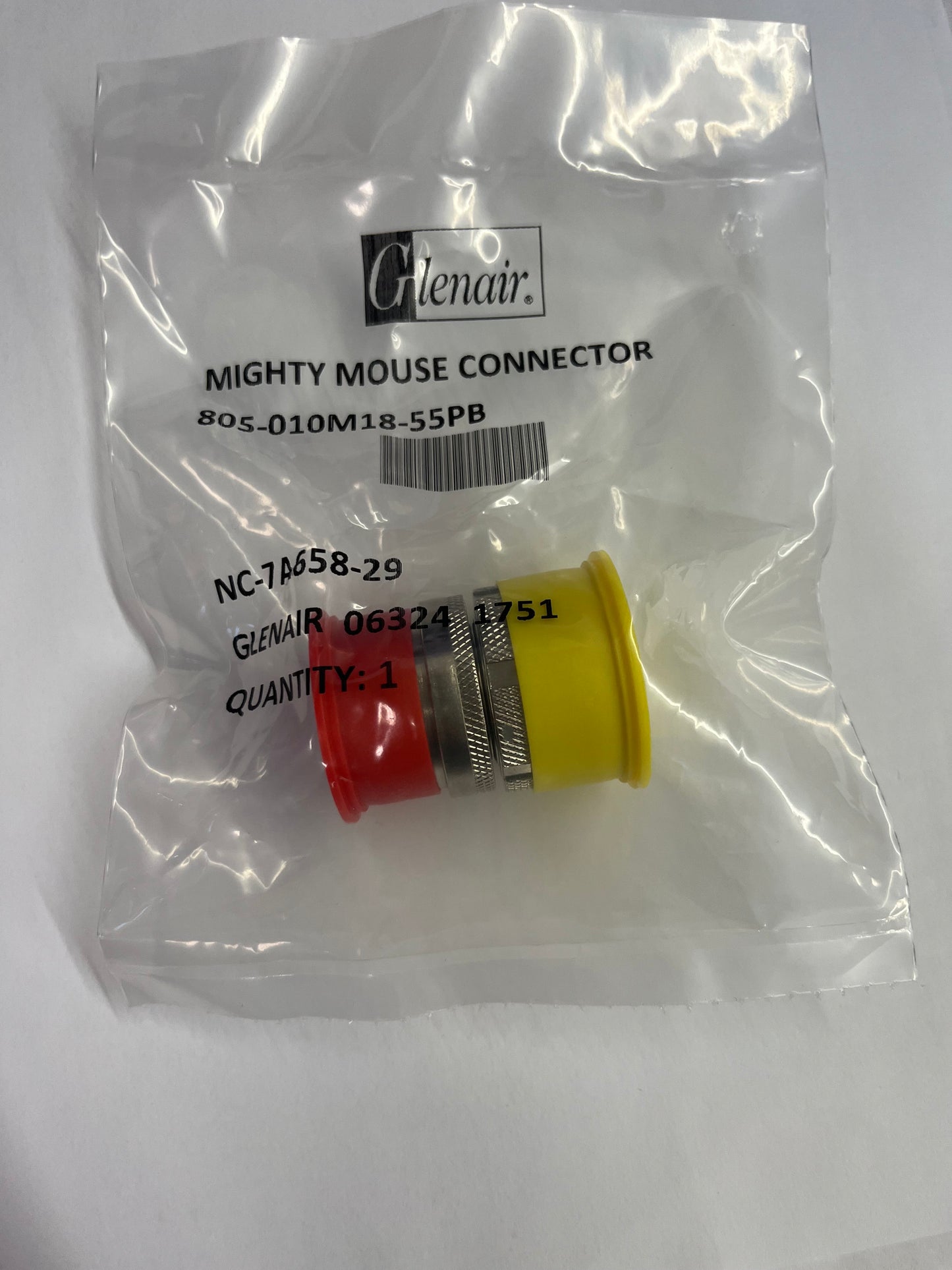 Glenair 805-010M18-55PB CONN,SAVER,MIGHTY MOUSE 805,PLUG