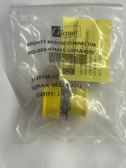 Glenair 805-003-07M21-100SA-429Z CONN,CIR,MIGHTY MOUSE 805,RECEPTACLE WITH BANDING PLATFORM