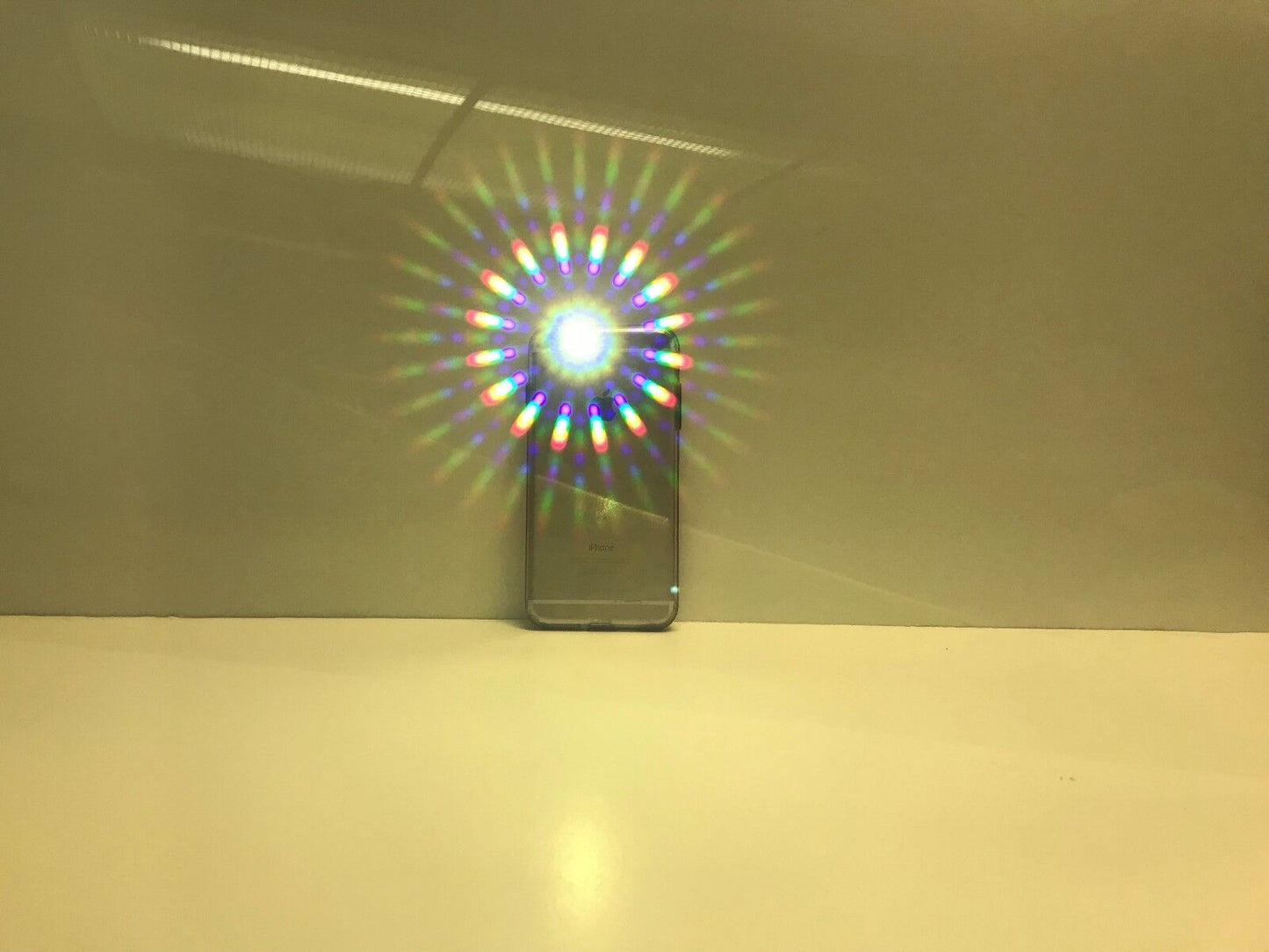 9" X 9" (25 Sheets) Silver Rainbow Holographic Vinyl Film - Wheel Rainbow Filter
