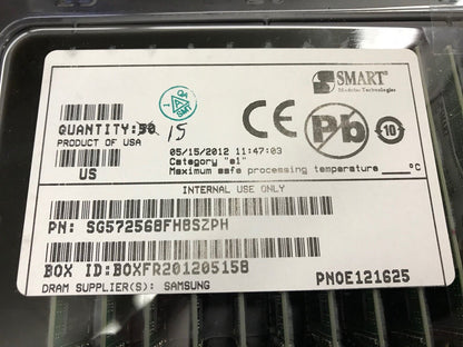 SMART 2GB Module SG572568FH8SZPH / PC3-10600W-9-11-A0 SDRAM (3-Pack)