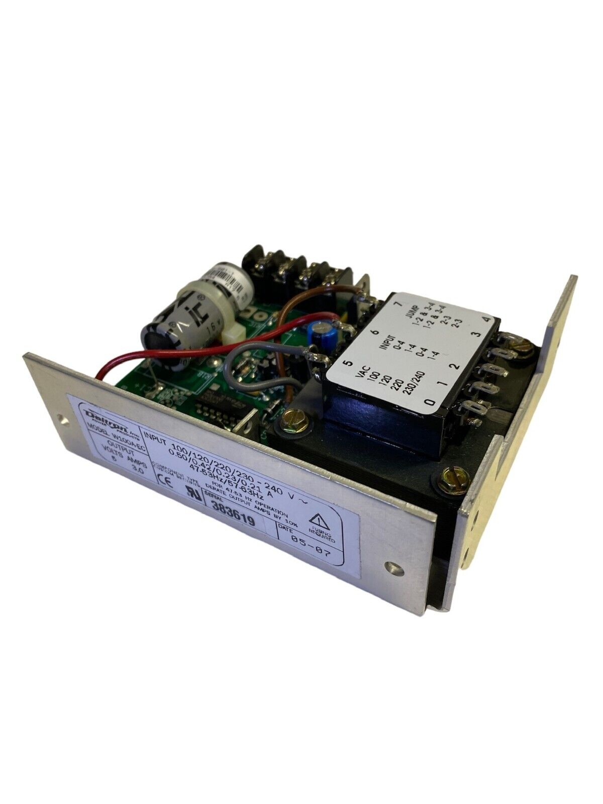 Deltron W100A / W100A-EC Single Output Power Supply