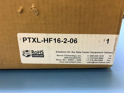 Sentry Power Tower XL Fail-Safe Rackmount Power Control Unit PTXL-HF16-2-06 NEW